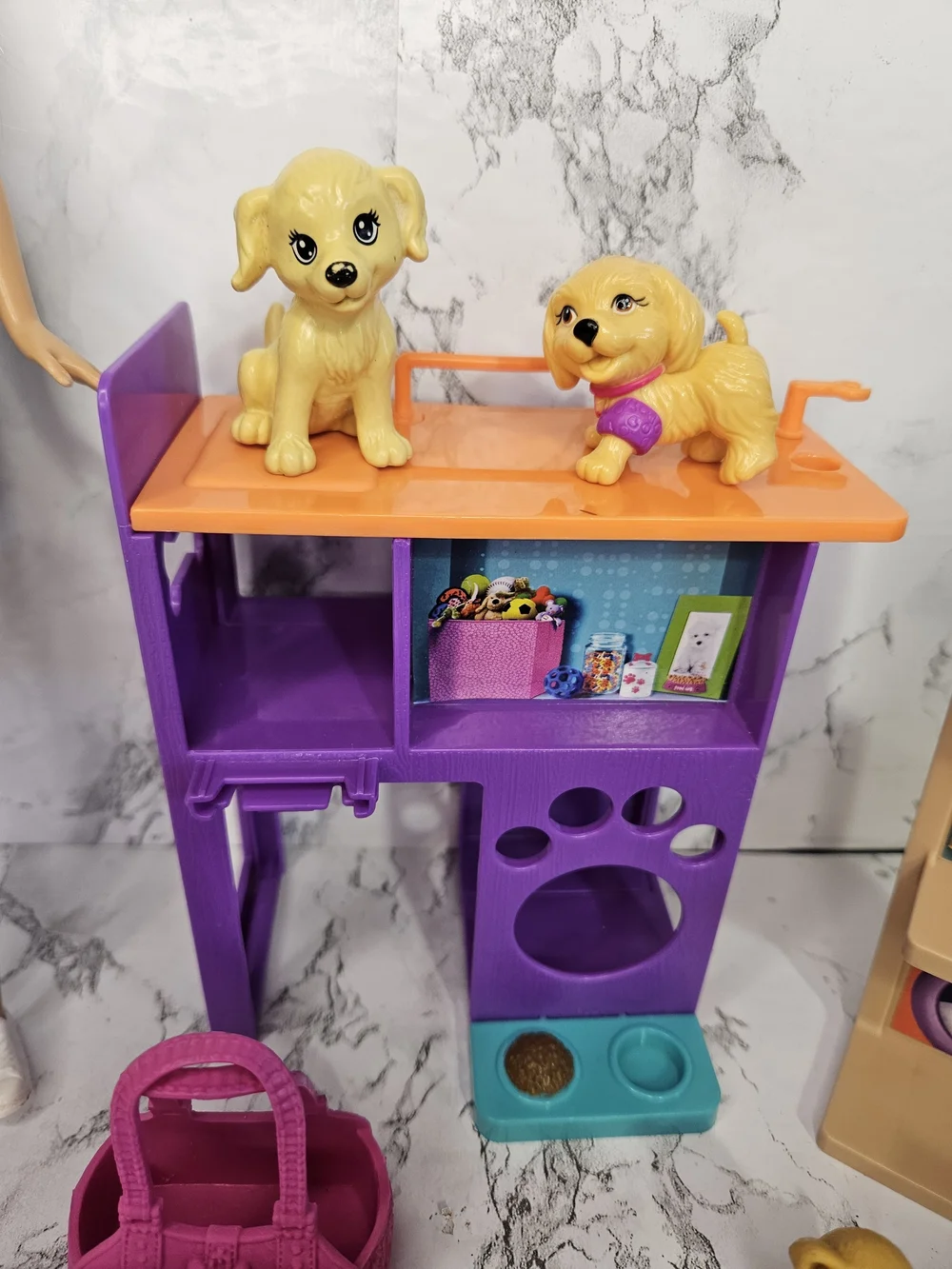 Barbie Pet Vet Playset with Doll and Puppies